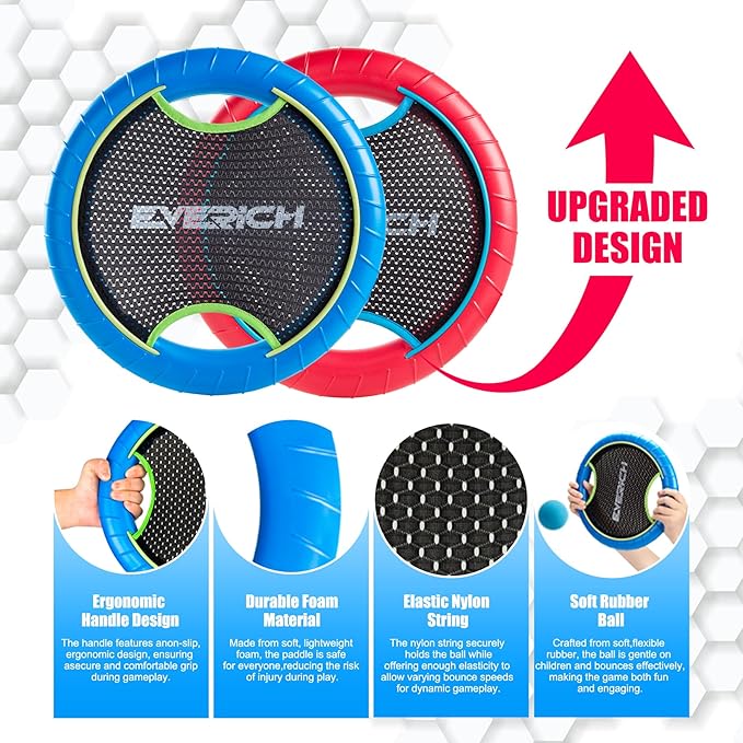 EVERICH TOY Trampoline Paddle Ball Set - Image 3