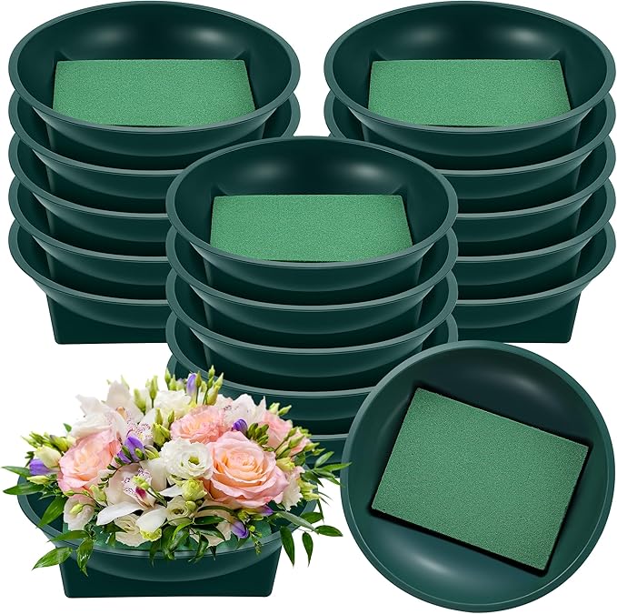 16 Sets Flower Foam Blocks by Hahood