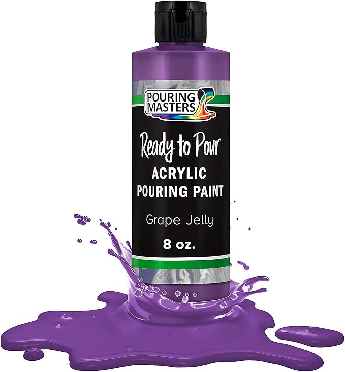 POURING MASTERS Grape Jelly Acrylic Ready to Pour Pouring Paint by Pouring+Masters