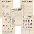 QUPT 70th Birthday Party Games, Born in 1955 Games Bundle, Birthday Party by QUPT