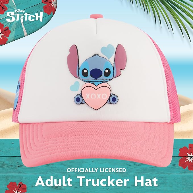 Disney Stitch Dad Hat, Adult Cotton Baseball Cap with Curved Brim