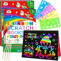 ZMLM Scratch Paper Art Craft: 2 Pack Rainbow Scratch Set by ZMLM