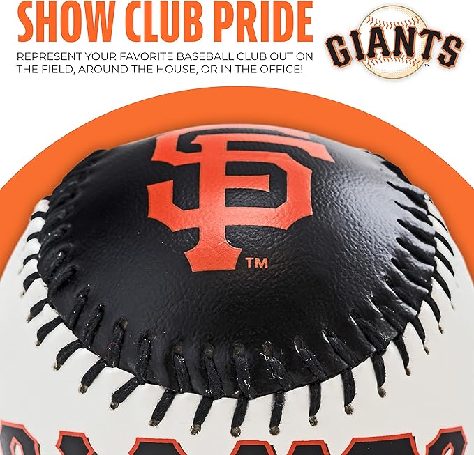 Franklin Sports MLB Team Soft Baseballs - Team Logo - Fan Shop Toy Baseball for Kids - Decoration for Desks and Office