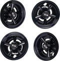 NOKINS Golf Cart SS Wheel Covers Hub Caps for Most Golf Carts 8 inch(Set of 4)