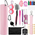 Syhood 21 Pcs Golf Accessories Kit Cleaning Kit Include Golf Brush, Towel, Groove Sharpener, Divot Repair Tool, Ball Alignment Portable Tool Gifts for Men or Women