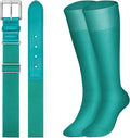 XZQTIVE Baseball Softball Socks and Baseball Softball Belt Combo Set Knee-High Soccer Socks for Kids Youth Adult