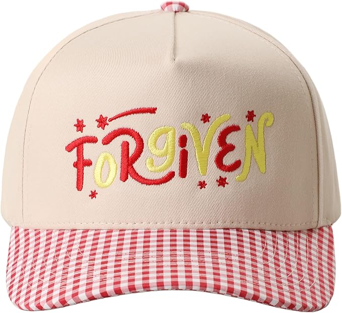 MIRMARU Two-Tone Vintage Canvas Trucker Hats for Men & Women, Adjustable Size Baseball Caps with Trendy Embroidered Design