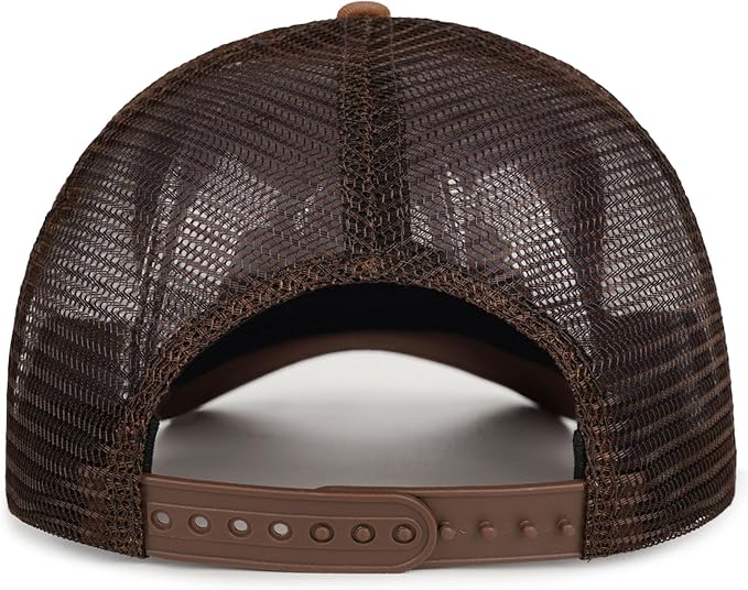 American Flag Trucker Hat - Snapback Hats for Men Women Baseball Cap - Breathable Mesh & Adjustable Fit for Casual Wear