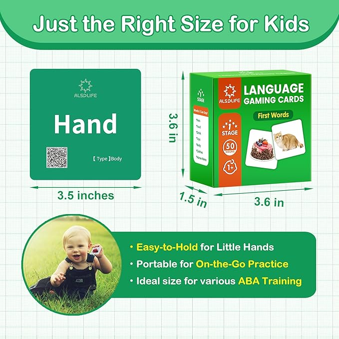 50 First Words Flash Cards for Baby - Image 8