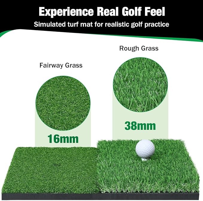 MoKo Golf Net, 10 x 7ft Golf Practice Net with Targets, Portable Hitting Nets for Backyard Garage Indoor, Improve Swing Putting Pitching, Gift for Men & Golfer