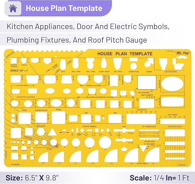 Mr. Pen- House Plan, Interior Design and Furniture Templates, Drafting Tools - Image 3
