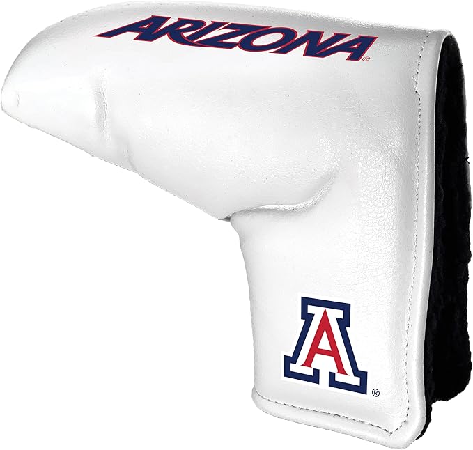 Team Golf NCAA Tour Blade Putter Cover (White), Fits Most Blade Putters, Scotty Cameron, Taylormade, Odyssey, Titleist, Ping, Callaway