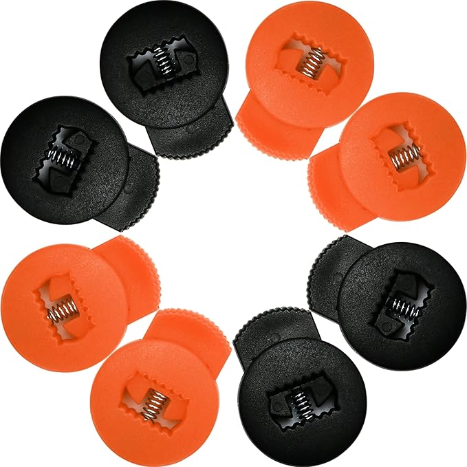 AliBall Glove Locks Baseball, Glove Lace Locks 8 Pack, Never Need Thying Knots Again, Fits All Baseball and Softball Gloves