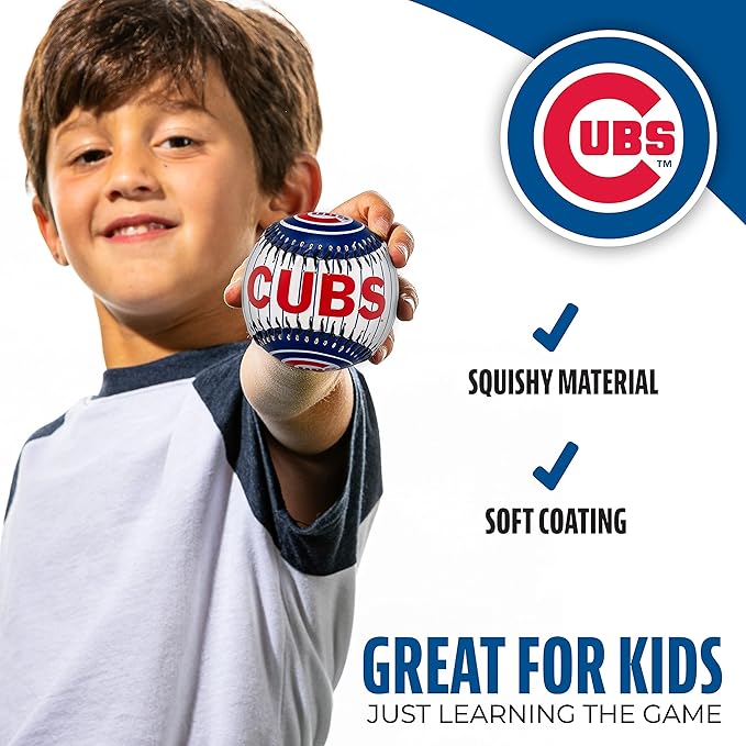 Franklin Sports MLB Team Soft Baseballs - Team Logo - Fan Shop Toy Baseball for Kids - Decoration for Desks and Office