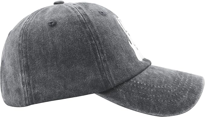 The Guitar Father Hat for Men, Vintage Cotton Embroidered Guitar Decor Dad Baseball Cap
