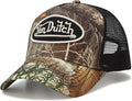 Von Dutch Men & Women’s Baseball Cap - Adjustable Snapback Canvas Hat with Curved Brim Structured Logo Patch Vintage Style