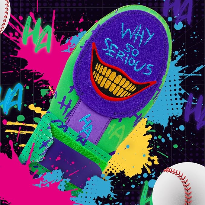 Baseball Sliding Mitt - Sliding Mitt for Youth - Drippy Drip Accessory Gingerbread Man, Coco, Scary HaHa - Softball