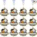 Ecation Medals with Neck Ribbons Soccer Awards Medals Baseball Team Awards Softball T-Ball Flag Football Trophy for Kids Sports Competitions Celebration Gift