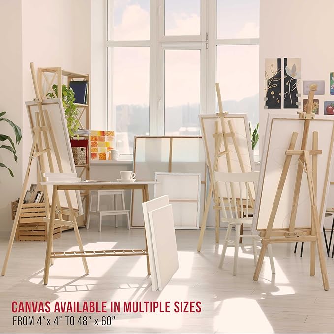 U.S. Art Supply 5-Pack Bulk Stretched Canvas - Image 8