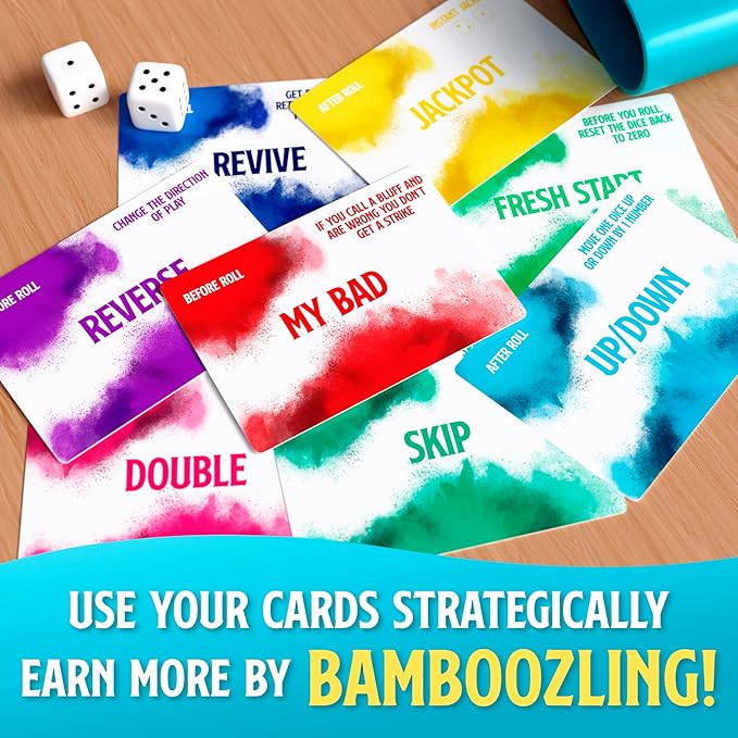 Bamboozled - A Hilariously Fun Bluffing Dice & Card Game. Family-Friendly Party - Image 6