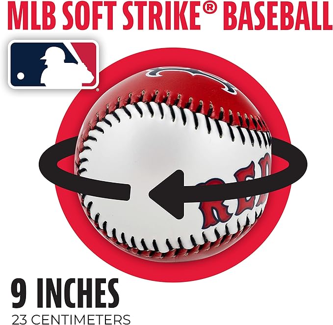 Franklin Sports MLB Team Soft Baseballs - Team Logo - Fan Shop Toy Baseball for Kids - Decoration for Desks and Office