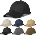 6Pack Unisex Vintage Washed Cotton Baseball Cap Soft Unconstructed Plain Blank Adjustable Size Dad Hat