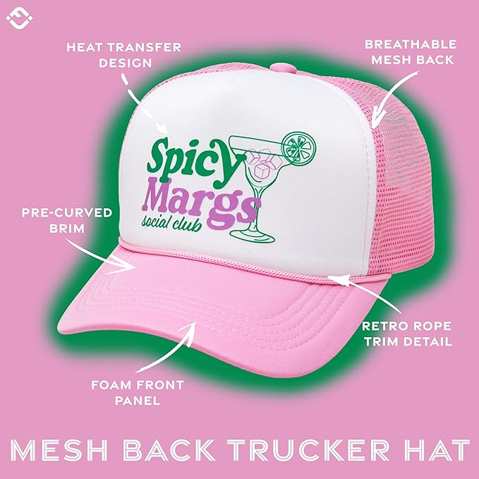 Funky Junque Premium Mesh Snapback Trucker Hat - Stylish Comfort for All - Patriotic, Humor & More