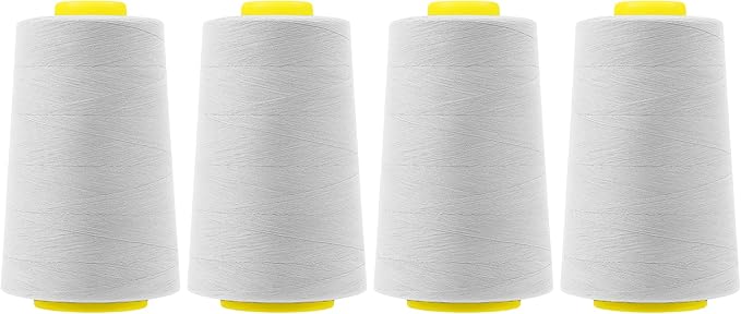 Mandala Crafts 4 Pack of Serger Threads Cones Spools by MandalaCrafts