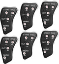 Watayo Wheel Baseball Umpire Clicker, Umpire Indicator Gear, Practical Baseball Counter Clicker for Scorekeeper Recording Outs & Innings Balls