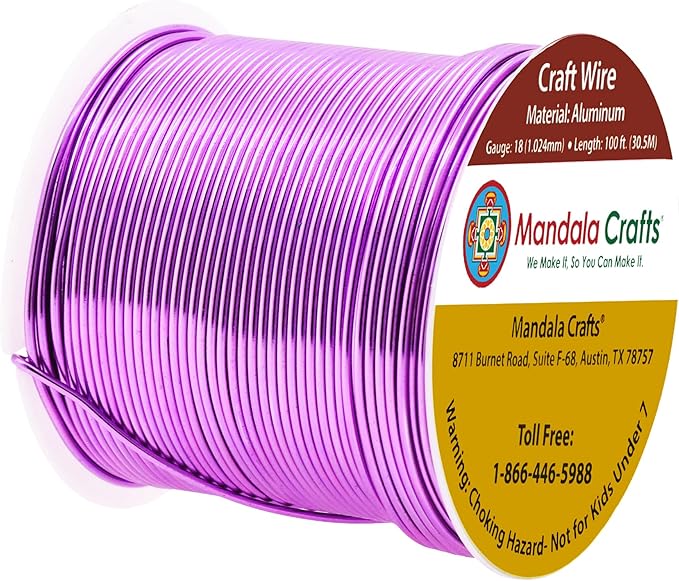 Mandala Crafts 18 Gauge Anodized Aluminum Craft Wire - Image 2