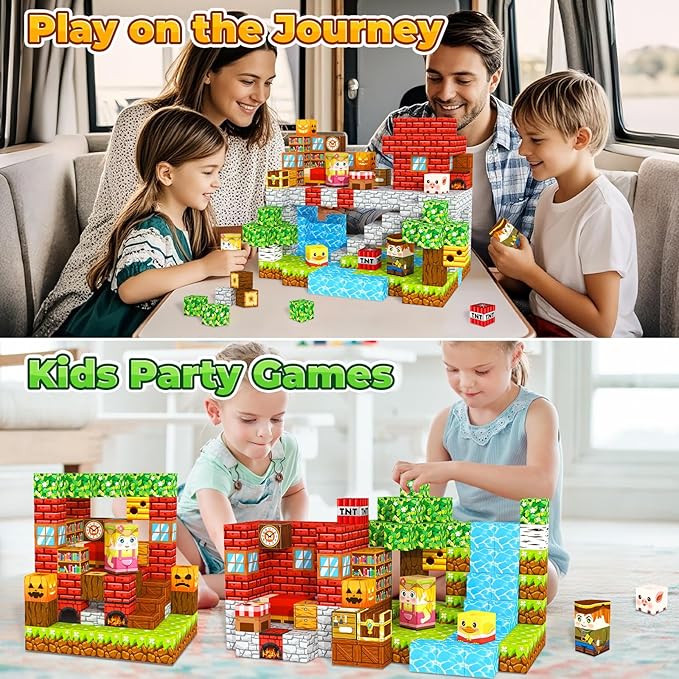 Magnetic Blocks Kids Games Building Toys - Image 5