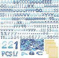221 Pcs Classroom Bulletin Board Letters Colorful Alphabet Cutouts Number and by Humyoun