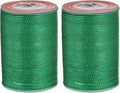 uxcell Round Leather Sewing Waxed Thread, 55m / 60 Yards Polyester Wax String by uxcell