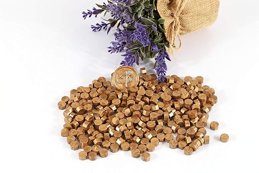Yoption 360 Pcs Metallic Antique Gold Sealing Wax Beads Set - Image 6