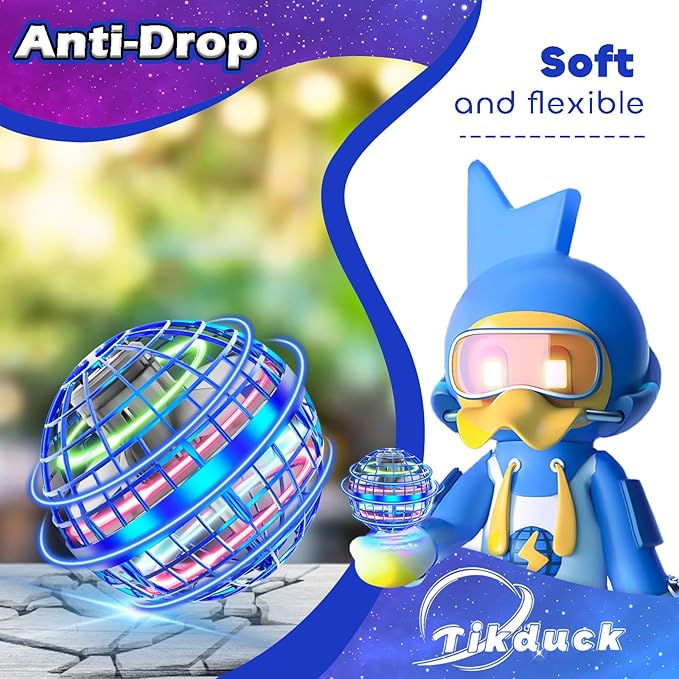 Tikduck Flying Orb Ball 2025 Toys Soaring Hover Boomerang Spinner Hand - Image 4