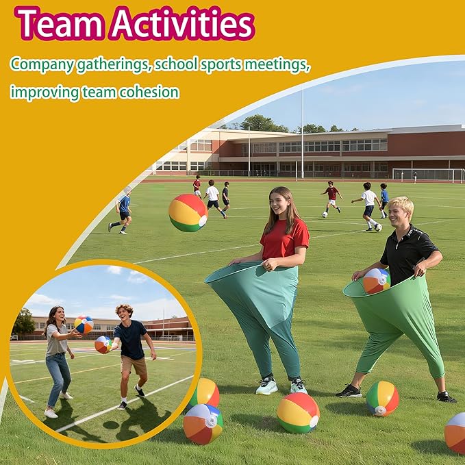 Granny Pants Yard Game, Hilarious Inflatable Ball Relay Set - Image 5