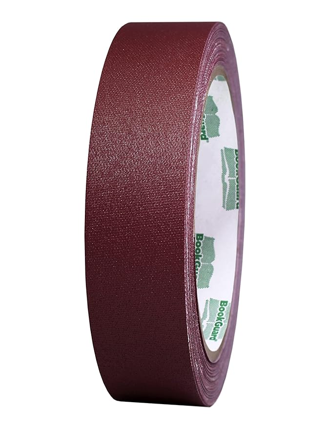 BookGuard 1 Inch Premium Bookbinding Repair Cloth Tape, 15 Yard Roll by ChromaLabel
