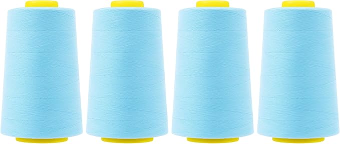 Mandala Crafts 4 Pack of Serger Threads Cones Spools by MandalaCrafts