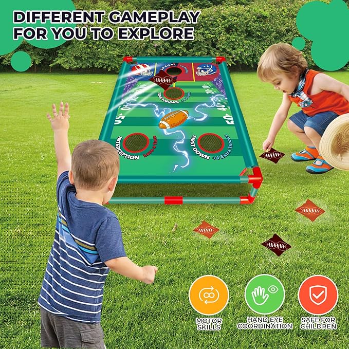 Bean Bag Toss Game for Kids, Outside Toys for 3 4 5 6 7 8 Years Old Boys Girls - Image 4