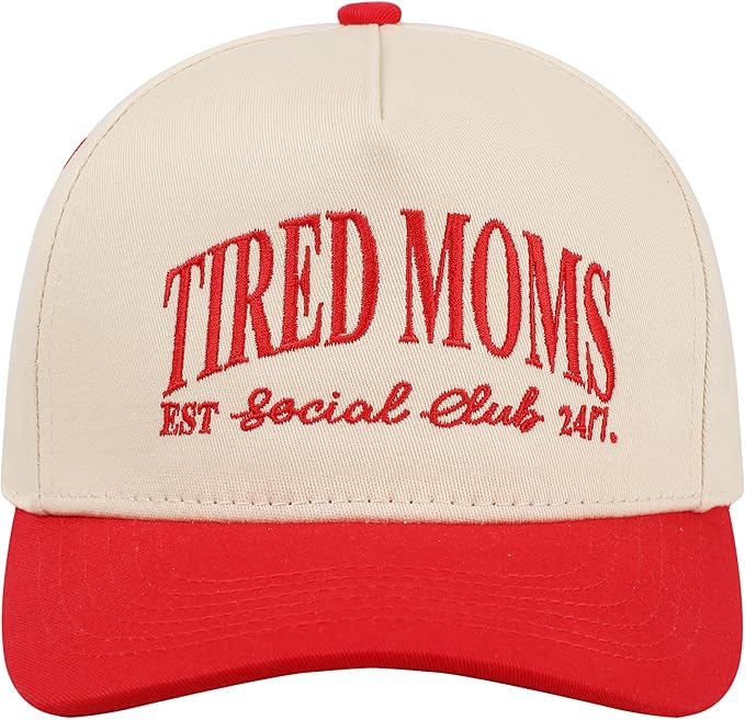 MIRMARU Two-Tone Vintage Canvas Trucker Hats for Men & Women, Adjustable Size Baseball Caps with Trendy Embroidered Design
