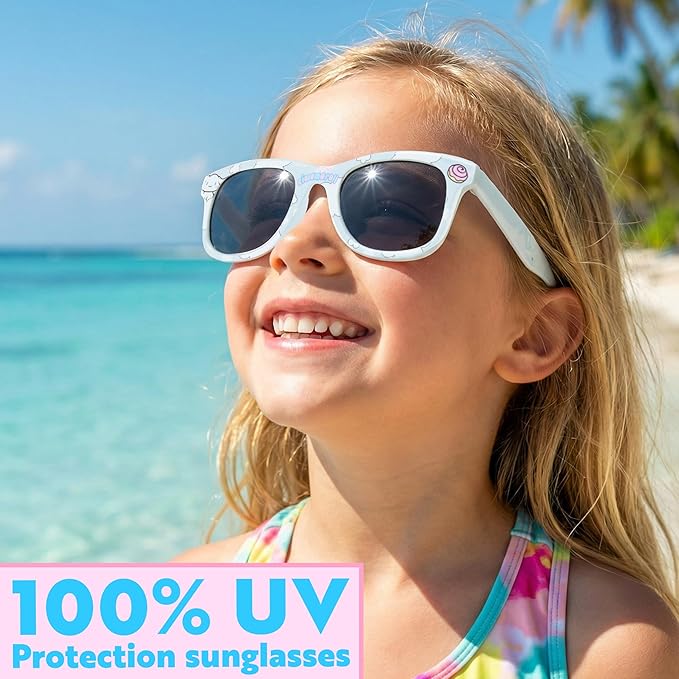 Hello Kitty | Disney Stitch | Care Bears Baseball Cap & Sunglasses for Girls UV400 Sun Protection Gifts for Girls