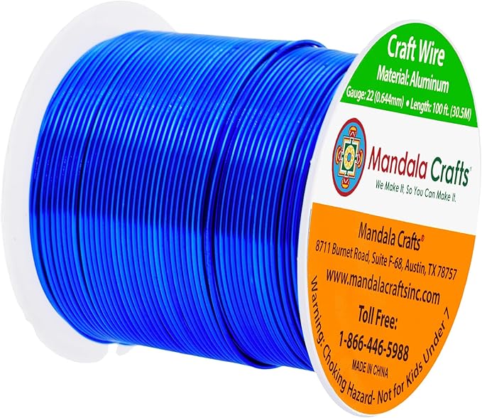 Mandala Crafts 22 Gauge Anodized Aluminum Craft Wire - Image 2