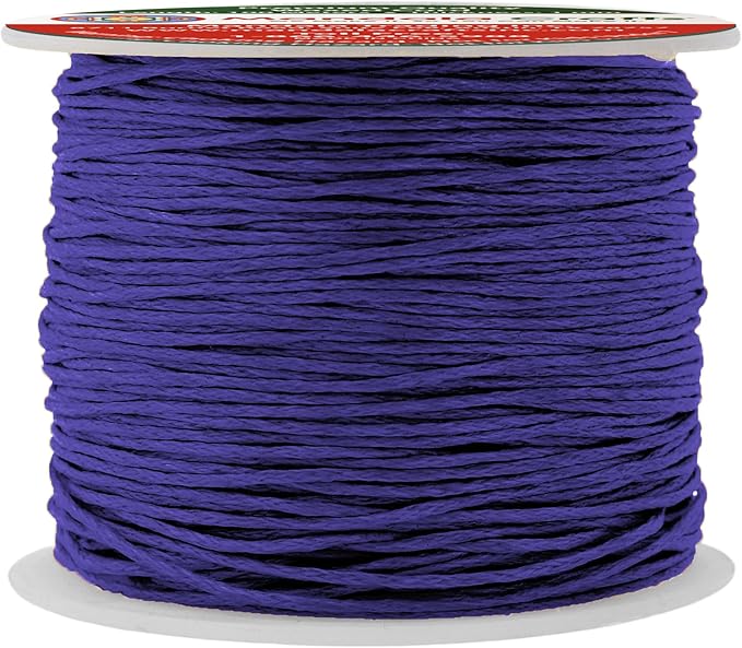 Mandala Crafts 1mm 109 Yards Indigo Cotton Waxed Cord by MandalaCrafts