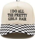 Funky Junque Trucker Hat Women Men 2-Tone Baseball Cap – Vintage Western Style Embroidered Snapback, Premium Cotton Blend