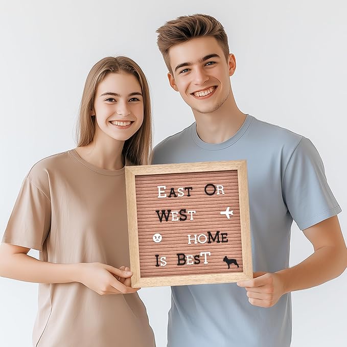 Pre-Cut Letters for Felt Letter Board, 736 Pieces Including Characters - Image 5