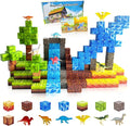 100PCS Dinosaur Magnetic Blocks by Aleath