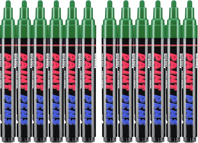 Green Paint Pens Paint Markers by Craiiby