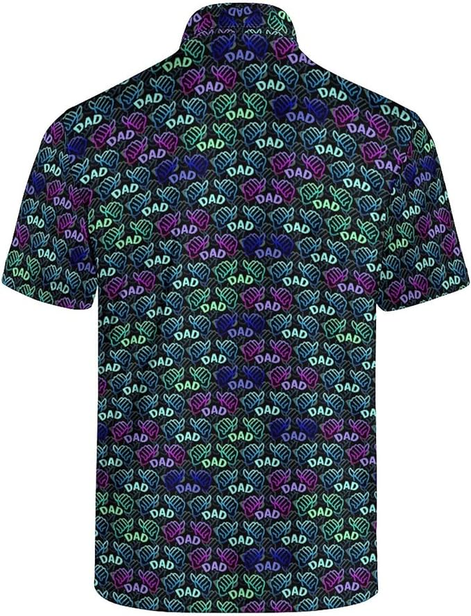 Mens Golf Shirts Golf Polo Shirts for Men Short Sleeve Polo Shirts Golf Gifts