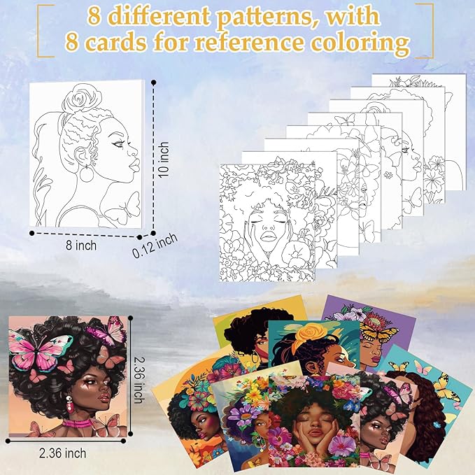 Cholemy 36 Pcs Paint and Sip Kit - Image 4