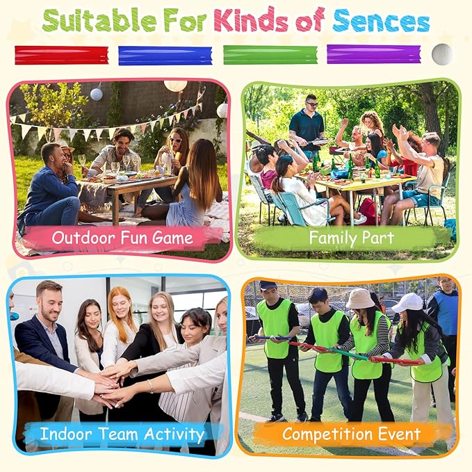 KINDEN Team Building Exercise Activities Pipeline Kit Group Games, Half Pipes - Image 4